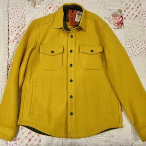 Todd Snyder x L.L.Bean Wool Shirt Jacket in Amber Gold - Size M